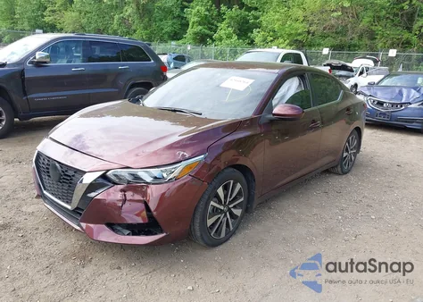 2022 Nissan Sentra Sv Xtronic Cvt z USA, uszkodzony, nr VIN 3N1AB8CVXNY221514